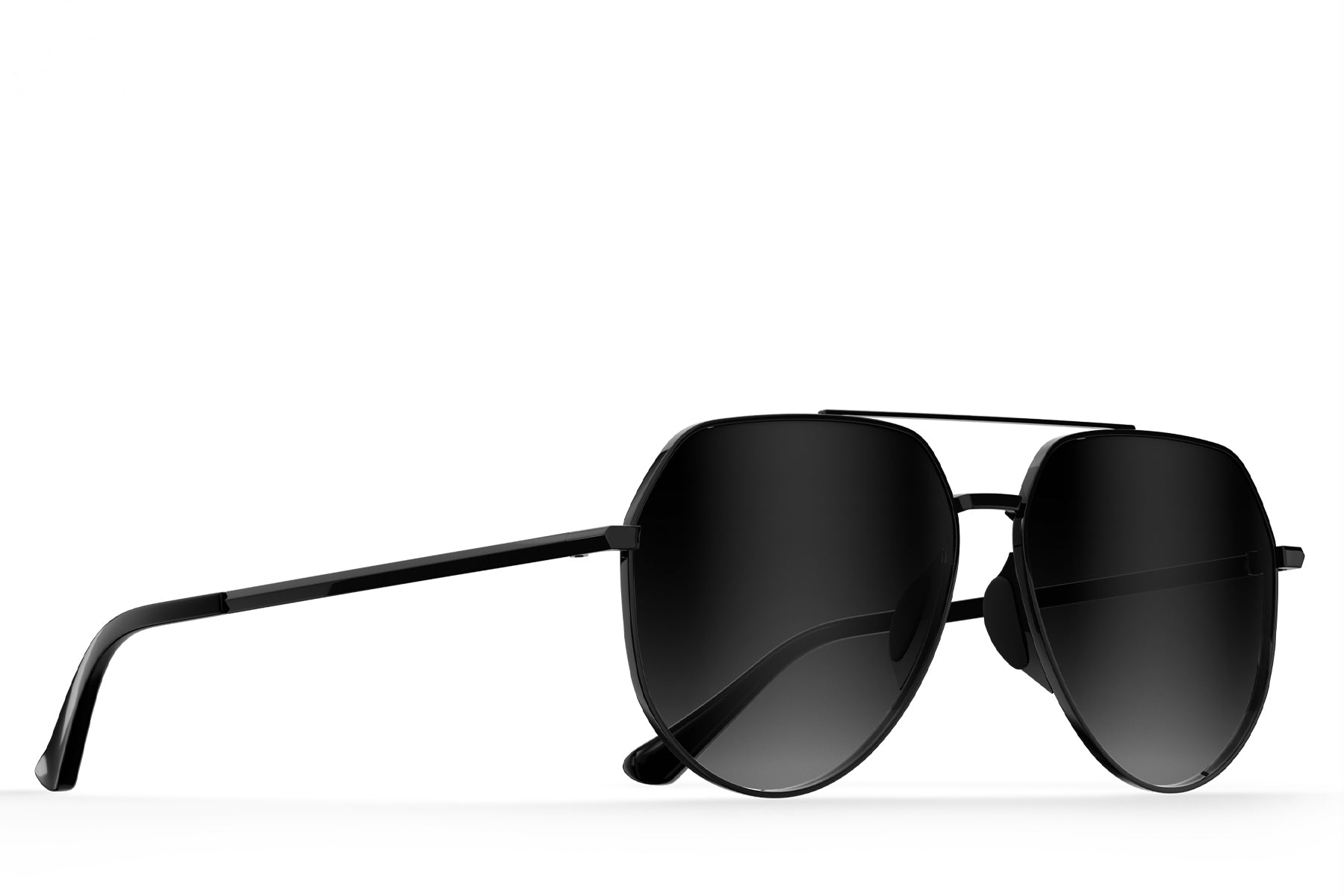 Tangle Free Aviator Hex - Black Fade Polarized