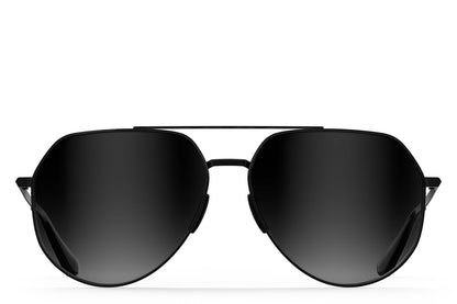 Tangle Free Aviator Hex - Black Fade Polarized