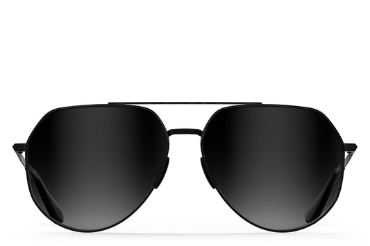 Tangle Free Aviator Hex - Black Fade Polarized