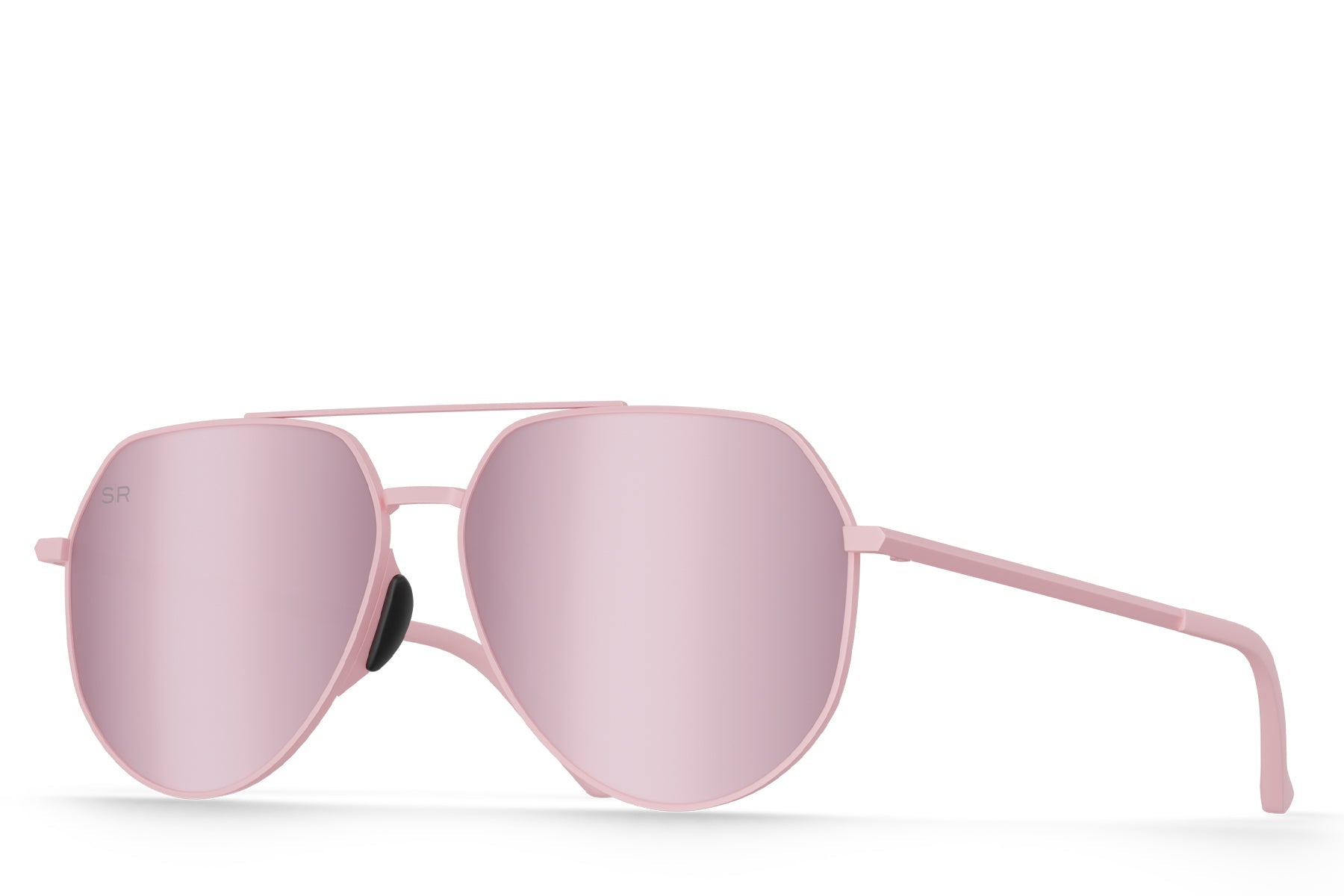 Tangle Free Aviator Hex - Rose Polarized