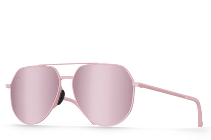 Tangle Free Aviator Hex - Rose Polarized