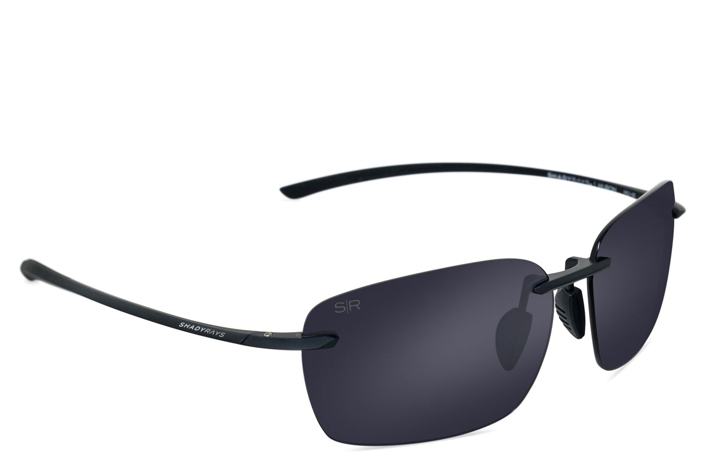 Huron Matte Black - Black Polarized