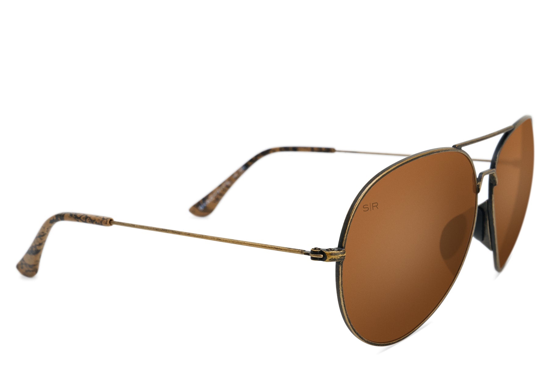 Tangle Free Aviator - Snakeskin Polarized