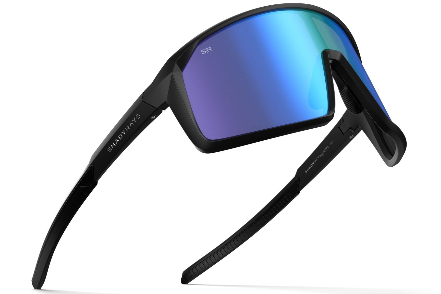 Rival Matte Black - Glacier Polarized