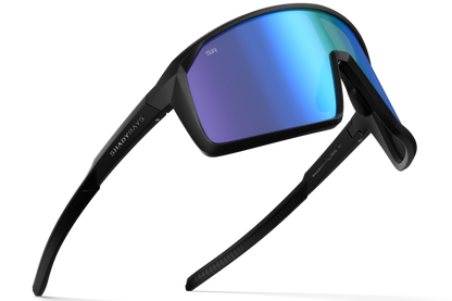 Rival Matte Black - Glacier Polarized