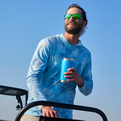 Huron Matte Black - Emerald Polarized